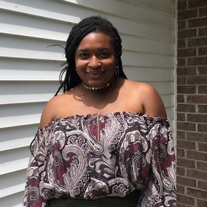 Michael Kors Off the shoulder Silk Blouse